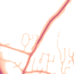 Daytime road noise heatmap for RG14 2EJ