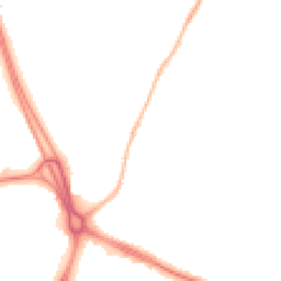 Night-time road noise heatmap for RG14 2EX