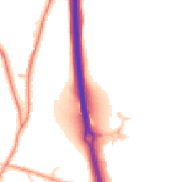 Daytime road noise heatmap for RG14 2GD