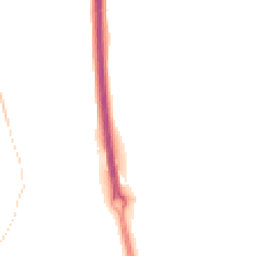 Night-time road noise heatmap for RG14 2GE