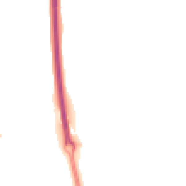Night-time road noise heatmap for RG14 2GF