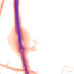 Daytime road noise heatmap for RG14 2GH