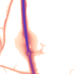 Daytime road noise heatmap for RG14 2GL
