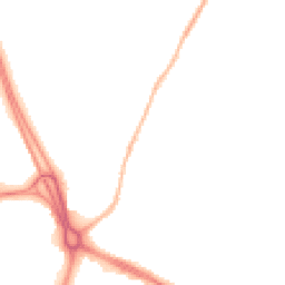 Night-time road noise heatmap for RG14 2HD
