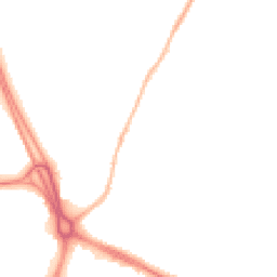Night-time road noise heatmap for RG14 2HE