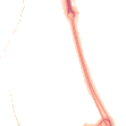 Night-time road noise heatmap for RG14 2JJ