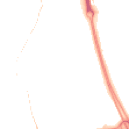 Night-time road noise heatmap for RG14 2JL