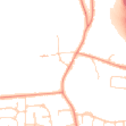 Daytime road noise heatmap for RG14 2JP