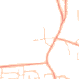 Daytime road noise heatmap for RG14 2JX