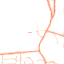 Daytime road noise heatmap for RG14 2JY