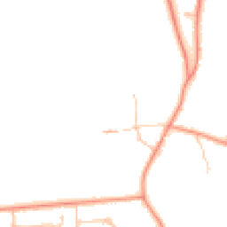 Daytime road noise heatmap for RG14 2JZ