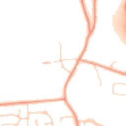 Daytime road noise heatmap for RG14 2LB