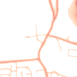 Daytime road noise heatmap for RG14 2LQ