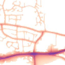 Daytime road noise heatmap for RG14 2PQ