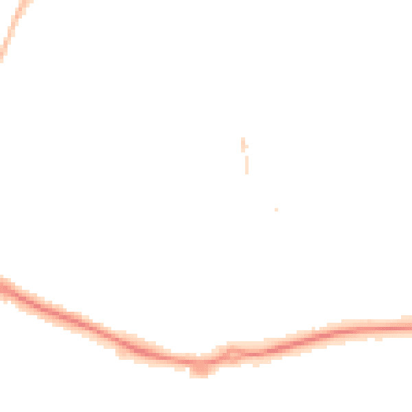 Night-time road noise heatmap for RG14 2PU