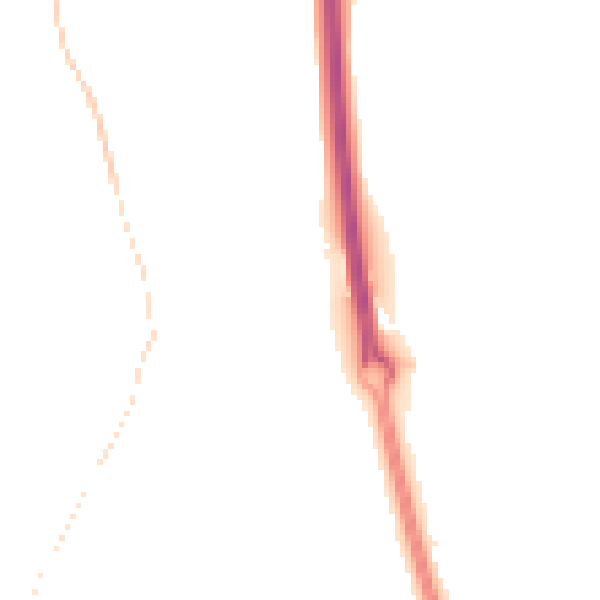 Night-time road noise heatmap for RG14 3AW
