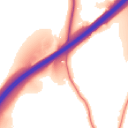Daytime road noise heatmap for RG14 3BB