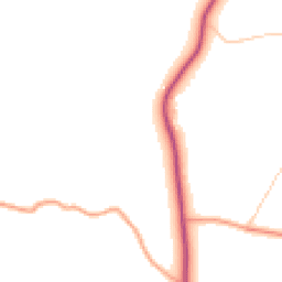 Daytime road noise heatmap for RG14 3BL
