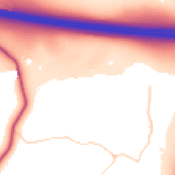 Daytime road noise heatmap for RG14 3BT