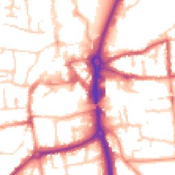Daytime road noise heatmap for RG14 5DH