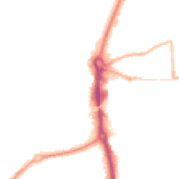 Night-time road noise heatmap for RG14 5DH