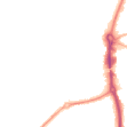 Night-time road noise heatmap for RG14 5DY