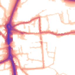 Daytime road noise heatmap for RG14 5FE