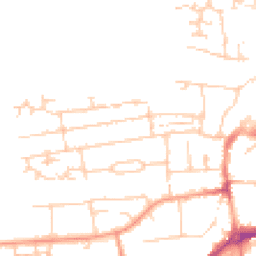 Daytime road noise heatmap for RG14 5JL