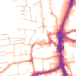 Daytime road noise heatmap for RG14 5LL