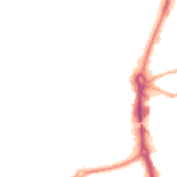 Night-time road noise heatmap for RG14 5LL