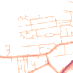 Daytime road noise heatmap for RG14 5NU