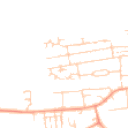 Daytime road noise heatmap for RG14 5NW