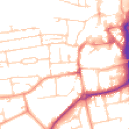 Daytime road noise heatmap for RG14 5PT
