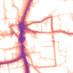 Daytime road noise heatmap for RG14 5RN