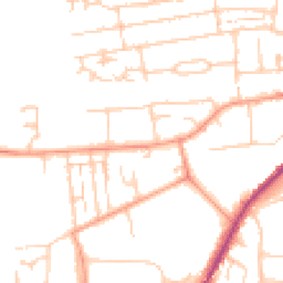 Daytime road noise heatmap for RG14 6AP