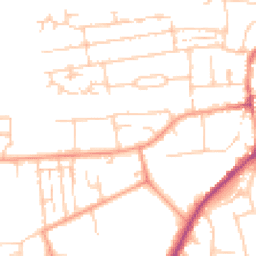Daytime road noise heatmap for RG14 6BG