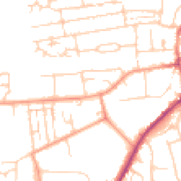 Daytime road noise heatmap for RG14 6BQ
