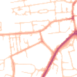 Daytime road noise heatmap for RG14 6EL