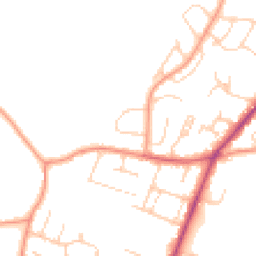 Daytime road noise heatmap for RG14 6HD