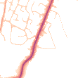 Daytime road noise heatmap for RG14 6PQ