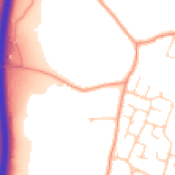 Daytime road noise heatmap for RG14 6RG