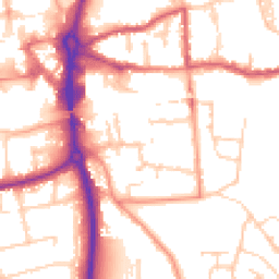 Daytime road noise heatmap for RG14 7FP