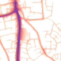 Daytime road noise heatmap for RG14 7FU