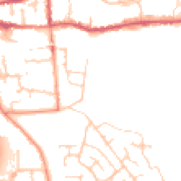 Daytime road noise heatmap for RG14 7GG