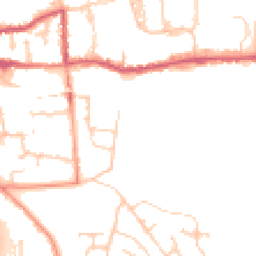 Daytime road noise heatmap for RG14 7GL