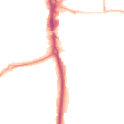 Night-time road noise heatmap for RG14 7HX