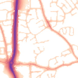 Daytime road noise heatmap for RG14 7UG