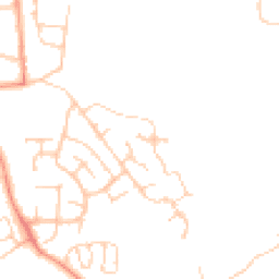 Daytime road noise heatmap for RG14 7WG