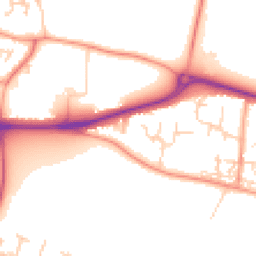Daytime road noise heatmap for RG19 3BF