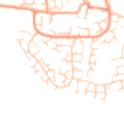 Daytime road noise heatmap for RG19 3FS